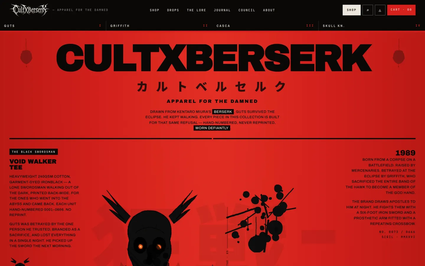 CultXberserk — Brand · D2C