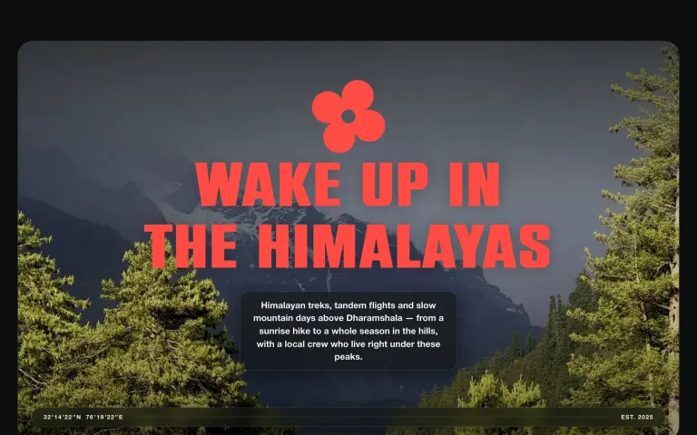 Dharamshala Tours — homepage hero